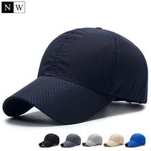 Load image into Gallery viewer, [NORTHWOOD] 2018 Solid Summer Baseball Cap Men Snapback Women Quick Dry Mesh Cap Breathable Sun Hat Bone Masculino Trucker Cap